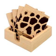 Giraffe Skin Design Bamboo Coaster Set by Excel