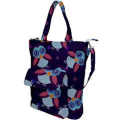 Owl-pattern-background Shoulder Tote Bag by Simbadda