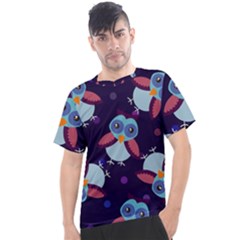 Owl-pattern-background Men s Sport Top by Simbadda