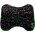 Math-linear-mathematics-education-circle-background Head Support Cushion View1