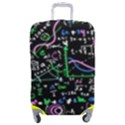 Math-linear-mathematics-education-circle-background Luggage Cover (Medium) View1