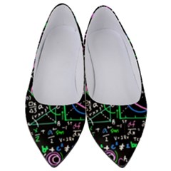 Math-linear-mathematics-education-circle-background Women s Low Heels by Simbadda