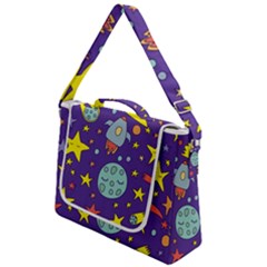 Card-with-lovely-planets Box Up Messenger Bag by Simbadda