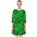 Green-rod-shaped-bacteria Smock Dress View1