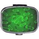 Green-rod-shaped-bacteria Mini Square Pill Box View1