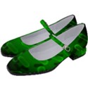 Green-rod-shaped-bacteria Women s Mary Jane Shoes View2