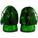 Green-rod-shaped-bacteria Women s Mary Jane Shoes View4