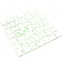 Green-rod-shaped-bacteria Wooden Puzzle Square View1