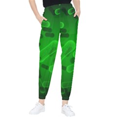 Green-rod-shaped-bacteria Women s Tapered Pants by Simbadda