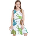 Dangerous-streptococcus-lactobacillus-staphylococcus-others-microbes-cartoon-style-vector-seamless-p Kids  Skater Dress View1