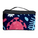 Seamless-pattern-microbes-virus-vector-illustration Cosmetic Storage Case View1