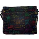 Mathematical-colorful-formulas-drawn-by-hand-black-chalkboard Buckle Messenger Bag View3