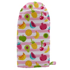 Tropical-fruits-berries-seamless-pattern Microwave Oven Glove