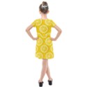 Lemon-fruits-slice-seamless-pattern Kids  Cross Web Dress View2