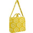 Lemon-fruits-slice-seamless-pattern Square Shoulder Tote Bag View2