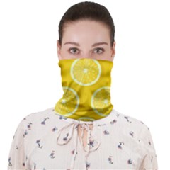 Lemon-fruits-slice-seamless-pattern Face Covering Bandana (adult) by Simbadda