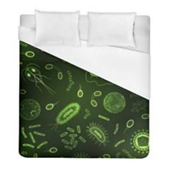 Bacteria-virus-seamless-pattern-inversion Duvet Cover (full/ Double Size) by Simbadda