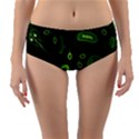 Bacteria-virus-seamless-pattern-inversion Reversible Mid-Waist Bikini Bottoms View1