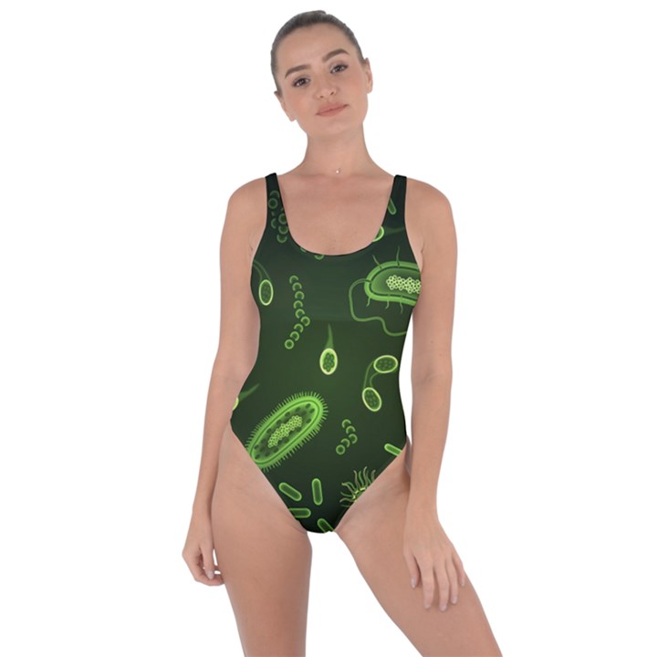 Bacteria-virus-seamless-pattern-inversion Bring Sexy Back Swimsuit