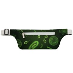 Bacteria-virus-seamless-pattern-inversion Active Waist Bag by Simbadda