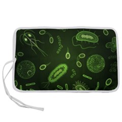 Bacteria-virus-seamless-pattern-inversion Pen Storage Case (l) by Simbadda