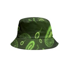 Bacteria-virus-seamless-pattern-inversion Bucket Hat (kids) by Simbadda