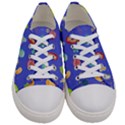 Virus-seamless-pattern Women s Low Top Canvas Sneakers View1