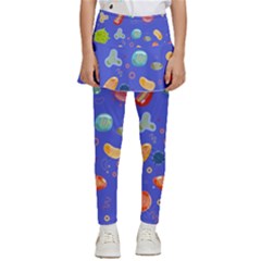 Virus-seamless-pattern Kids  Skirted Pants