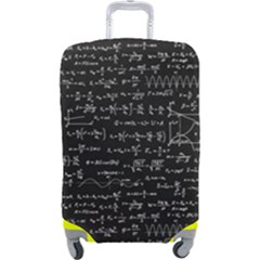 Math-equations-formulas-pattern Luggage Cover (large) by Simbadda