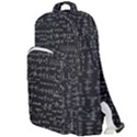 Math-equations-formulas-pattern Double Compartment Backpack View1