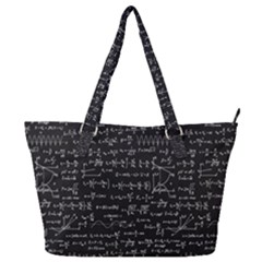 Math-equations-formulas-pattern Full Print Shoulder Bag by Simbadda