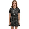 Math-equations-formulas-pattern Kids  Sweet Collar Dress View1