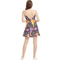 Exotic-seamless-pattern-with-parrots-fruits Summer Frill Dress View2