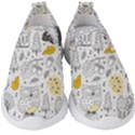 Doodle-seamless-pattern-with-autumn-elements Kids  Slip On Sneakers View1