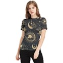 Asian-seamless-pattern-with-clouds-moon-sun-stars-vector-collection-oriental-chinese-japanese-korean Women s Short Sleeve Rash Guard View1