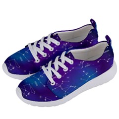 Realistic-night-sky-poster-with-constellations Women s Lightweight Sports Shoes by Simbadda