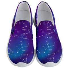 Realistic-night-sky-poster-with-constellations Men s Lightweight Slip Ons by Simbadda