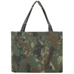 Camouflage-splatters-background Mini Tote Bag by Simbadda