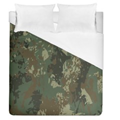 Camouflage-splatters-background Duvet Cover (queen Size) by Simbadda