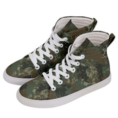 Camouflage-splatters-background Men s Hi-top Skate Sneakers by Simbadda