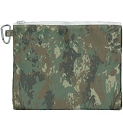 Camouflage-splatters-background Canvas Cosmetic Bag (xxxl) by Simbadda