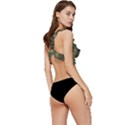 Camouflage-splatters-background Low Cut Ruffle Edge Bikini Top View3