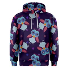 Owl-pattern-background Men s Overhead Hoodie