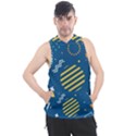 Flat-design-geometric-shapes-background Men s Sleeveless Hoodie View1