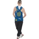 Flat-design-geometric-shapes-background Men s Sleeveless Hoodie View2