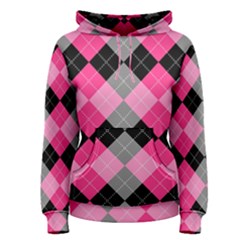 Seamless-argyle-pattern Women s Pullover Hoodie by Simbadda