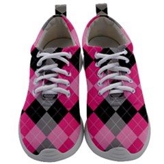 Seamless-argyle-pattern Mens Athletic Shoes by Simbadda