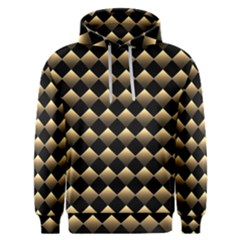 Golden-chess-board-background Men s Overhead Hoodie