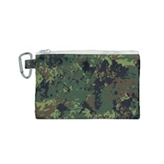 Military-background-grunge---- Canvas Cosmetic Bag (small) by Simbadda