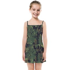 Military-background-grunge---- Kids  Summer Sun Dress by Simbadda